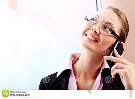 Phoning Stock Image Image Of Confident Businesswoman 19276015