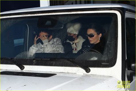 Kendall And Kylie Jenner Bundle Up While Shopping In Aspen Photo