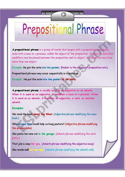 Often, but not always, these prepositions also serve as adverbs. Prepositional Phrase As An Adverb Examples - Leftwings