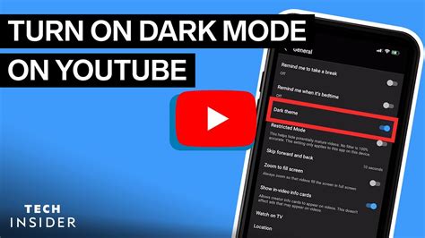 How To Turn On Dark Mode On Youtube Youtube