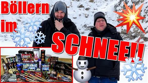 Feuerwerk Z Nden Im Schnee Xxxl B Llertour Pyroextrem Youtube