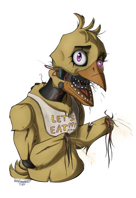 Fnaf Withered Chica By Lividcreativity On Deviantart
