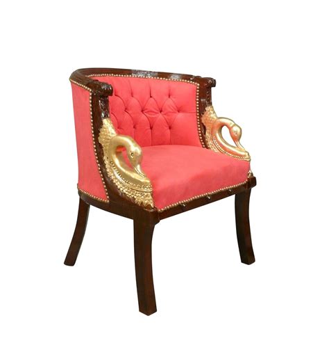 Napoleon iii (charles louis napoléon bonaparte; Sillón Napoleón III rojo estilo Imperio.