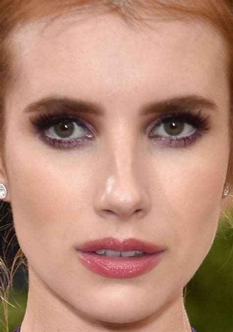 Close Up Of Emma Roberts At The 2016 Met Gala Beautyeditorca