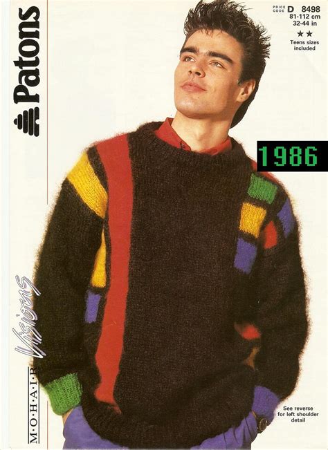 80s Actual 1980s Autumnwinter Wear For Men Get Some Knitwear