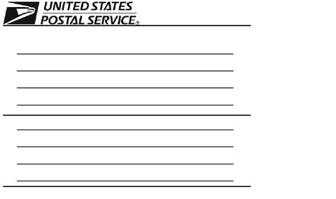 Ps Form 3817 Download Printable Pdf Certificate Of Mailing