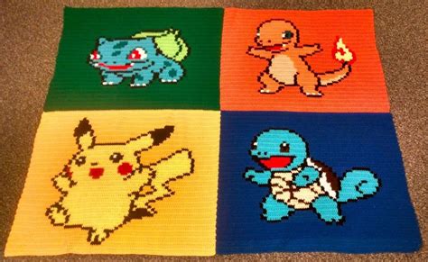 Pokémon Patterns | Pokemon pattern, Pokemon blanket, Crochet pokemon
