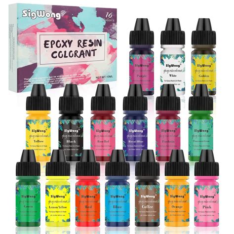 Epoxy Resin Pigment 16 Color Liquid Translucent Epoxy Resin Colorant