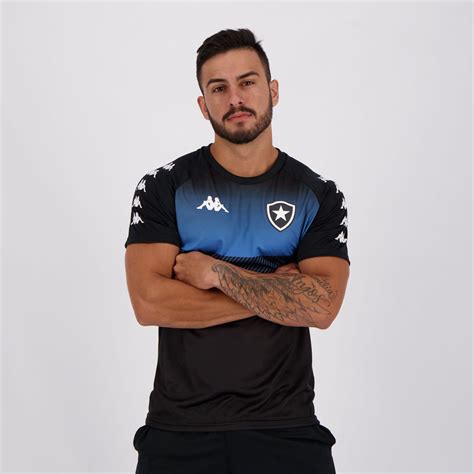 bɔtaˈfoɡu alternative brazilian portuguese pronunciation: Camisa Kappa Botafogo Treino 2019 Preta e Azul - FutFanatics