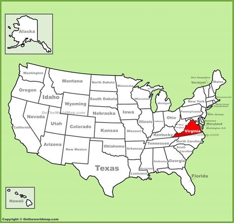 Virginia State Maps Usa Maps Of Virginia Va With Printable Map Of