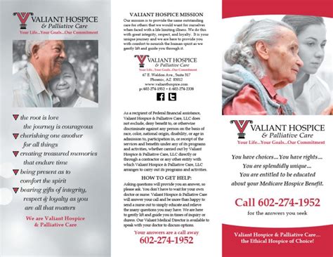 Brochure Valiant Hospice