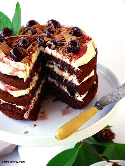 Recette Facile Gâteau Forêt- Noire Fêtes