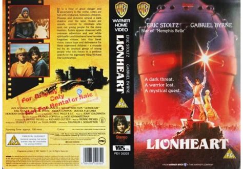 Lionheart 1987 On Warner Home Video United Kingdom Betamax Vhs