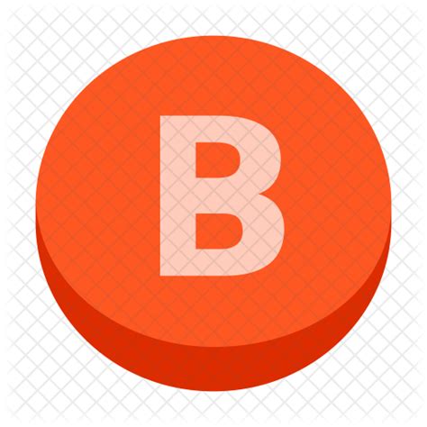 Xbox B Button Icon Of Flat Style Available In Svg Png Eps Ai
