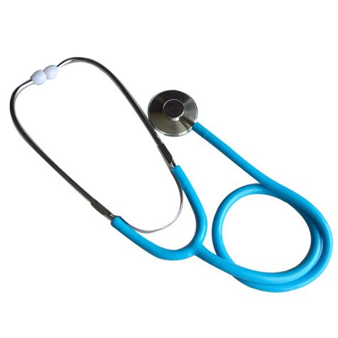 Adult And Child Aluminum Single Head Stethoscope Sky Blue In Blood