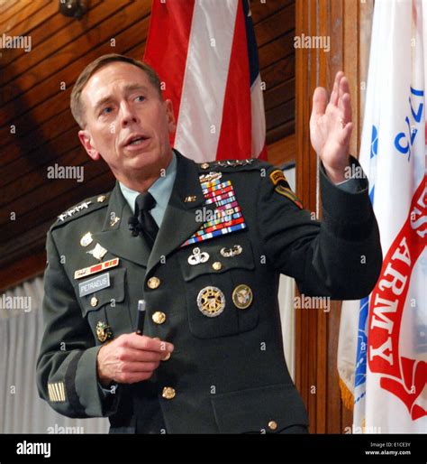 Us Army Gen David H Petraeus The Commander Of Us Central Command