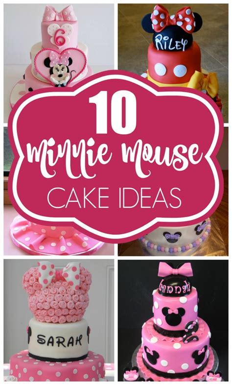 10 Cutest Minnie Mouse Cakes Pretty My Party