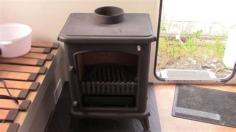 Wood burners offer you a pocket friendly budget. installing a wood burner in a caravan/motorhome - YouTube