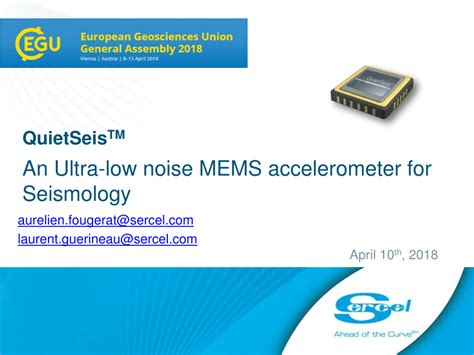 Pdf An Ultra Low Noise Mems Accelerometer For Seismology