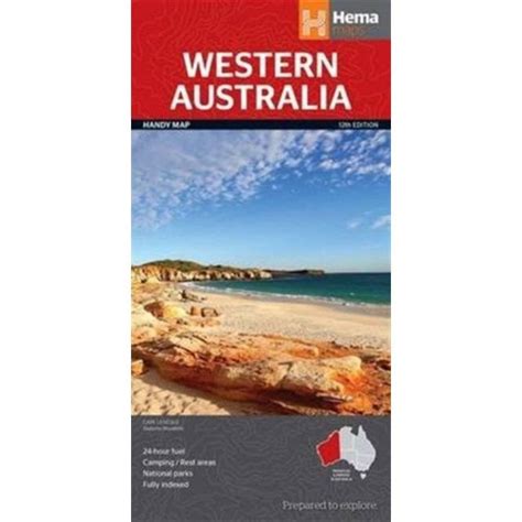 Western Australia State Handy Map Hema Maps