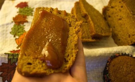 Maybe you would like to learn more about one of these? Applesauce pumpkin bread - soft, delicious, great for sharing