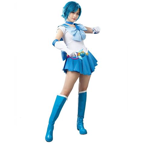 Sailor Moon Sailor Mercury Mizuno Ami Cosplay Costumes Mp000571 Is Only 6500 Shipping All Over