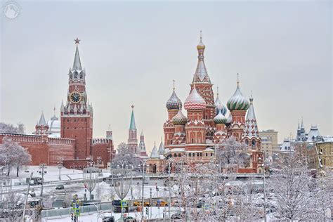 Main Moscow Attractions In Heavy Snowfall Artlook Photography