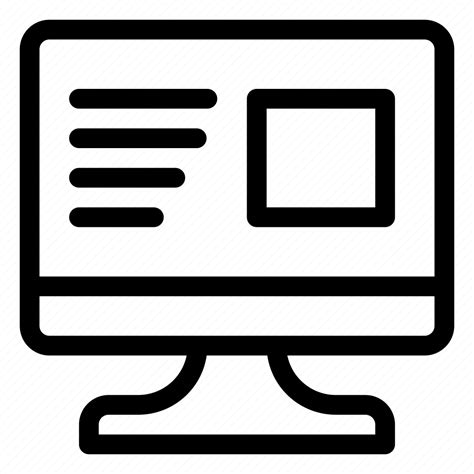 Computer Dashboard Desktop Device Hardware Monitor Pc Icon