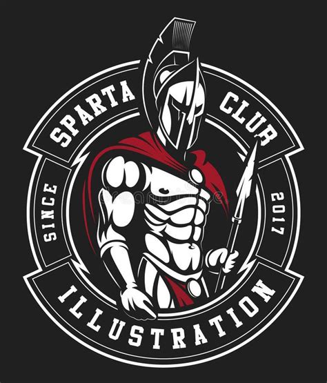 Gladiator Emblem Vector Illustration Di 2020 Sketsa Seni Grafis Grafis