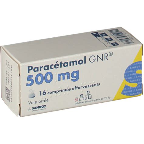 Сделайте заказ на портале моё здоровье и копите бонусные баллы. Paracétamol GNR® 500 mg - shop-pharmacie.fr