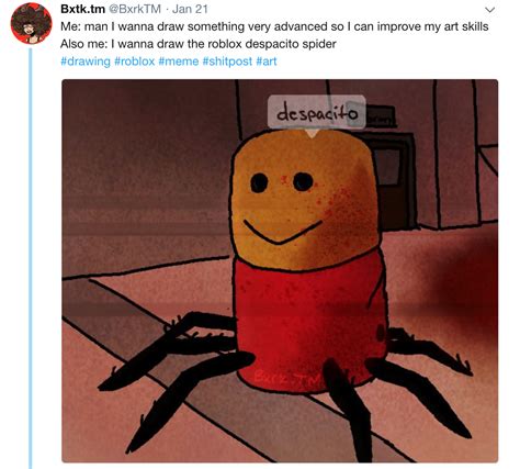 Artwork Despacito Spider Know Your Meme