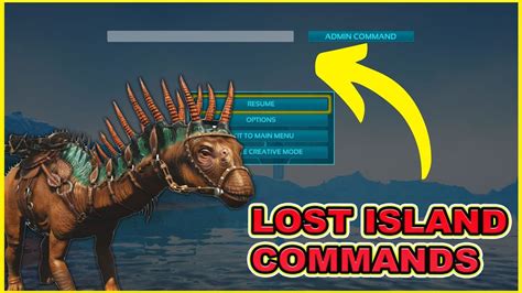 Ark Lost Island Commands Spawn In The New Dinos Youtube