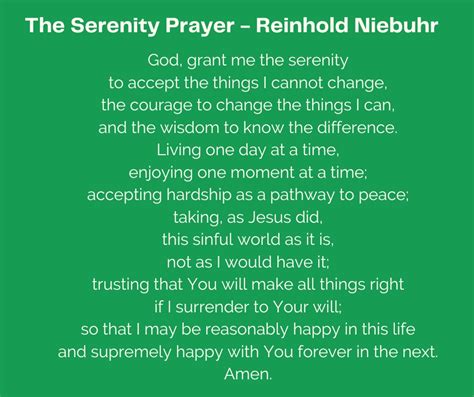 The Serenity Prayer Can Help You Find Wisdom And Peace Faithhub