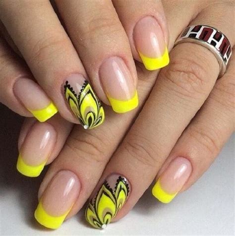 Next, draw a white straight line to separate the toe nail art design. Colorful summer nails ideas - adorable butterfly nail art ...