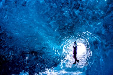 In The Ice Cave Loren Fisher Photography