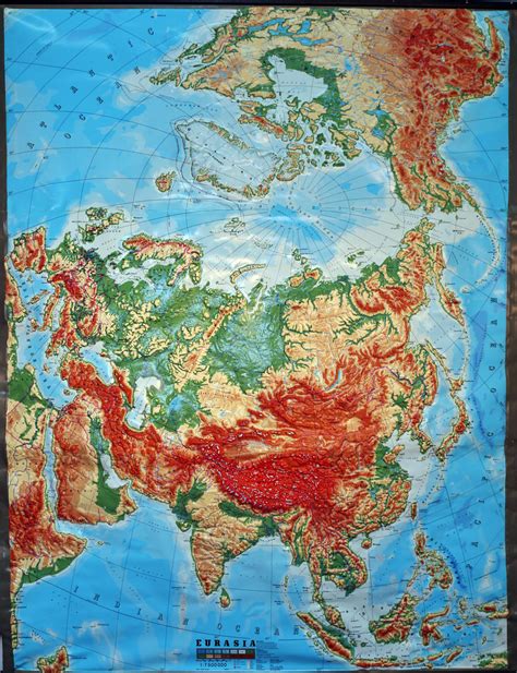 Global Eurasia Large Extreme Relief Map World Maps Online