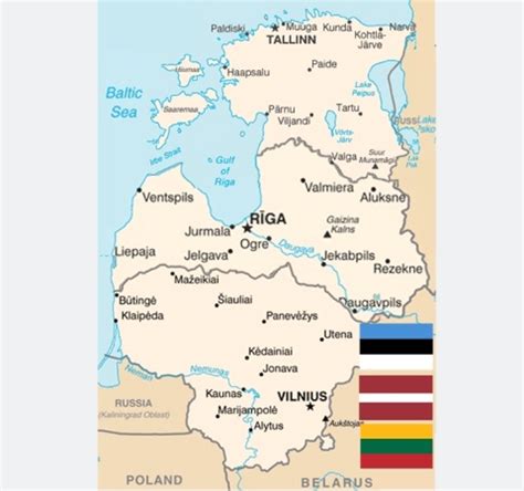 Diese drei länder sind auf dieser beidseitig bedruckten karte zu sehen. Landkarte Estland Lettland Litauen
