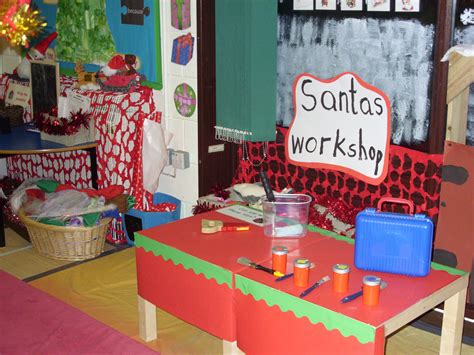 Santas Workshop Santas Workshop Christmas Kindergarten Diy Santa