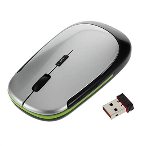 24ghz Usb Receiver Slim Mini 1600dpi Wireless Optical Mouse Mice For