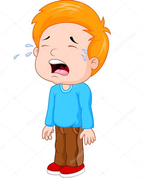 Cartoon Baby Boy Crying Stock Vector Image Art Alamy Vlrengbr