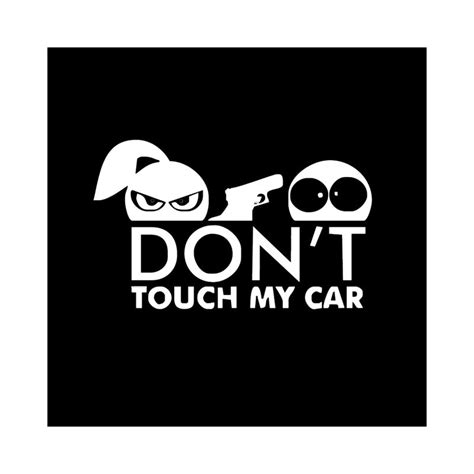 Wholesale Car Styling Funny Car Sticker For Warning Do Not Touch My Car