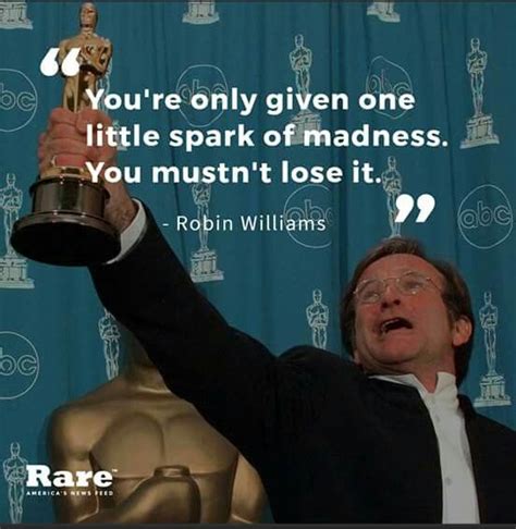 Spark Of Madness Robin Williams Quotations Wise Words