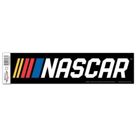 Nascar Logo 3x12 Bumper Sticker Strip At Sticker Shoppe