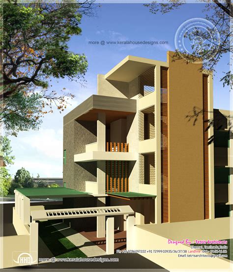Elevation Designs For 3 Floor Building Home Ideas 3d Design