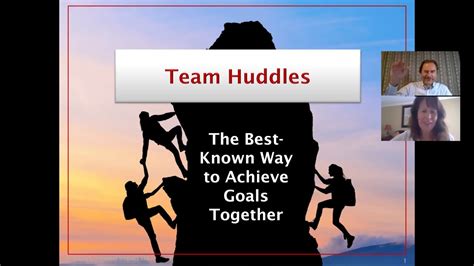 Team Huddles Continual Impact Webinar Youtube