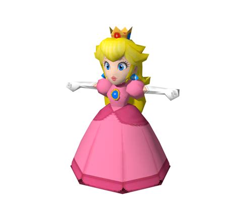 Ds New Super Mario Bros Princess Peach The Models Resource
