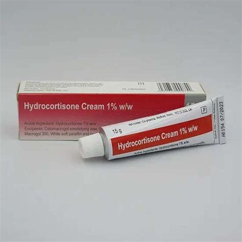 Hydrocortisone 1 Cream Bite And Sting Relief 15g