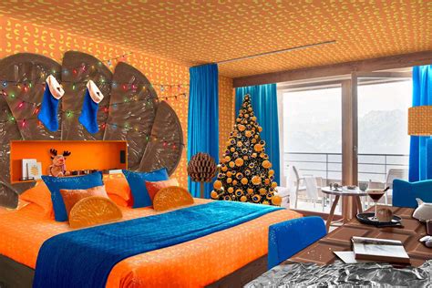 This Chocolate Orange Themed Hotel Room In France Is Every Candy Lover