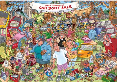 Wasgij Original 35 Car Boot Capers Jigsaw Puzzle 1000 Pieces Pdk