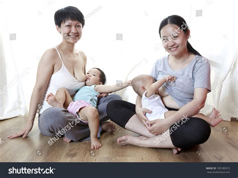 Asian Women Breastfeeding Stock Photo Shutterstock